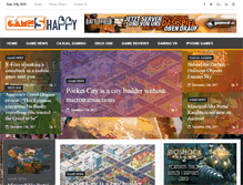 Tablet Screenshot of gameshappy.com